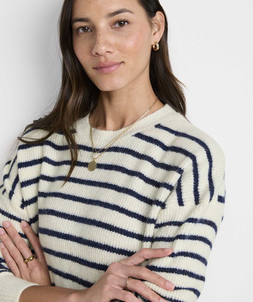 Ribbed Crewneck Sweater