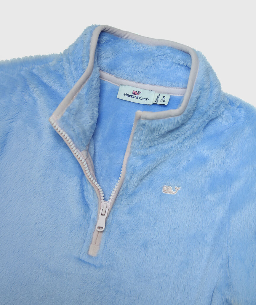 OUTLET Girls' Fuzzy Half-Zip