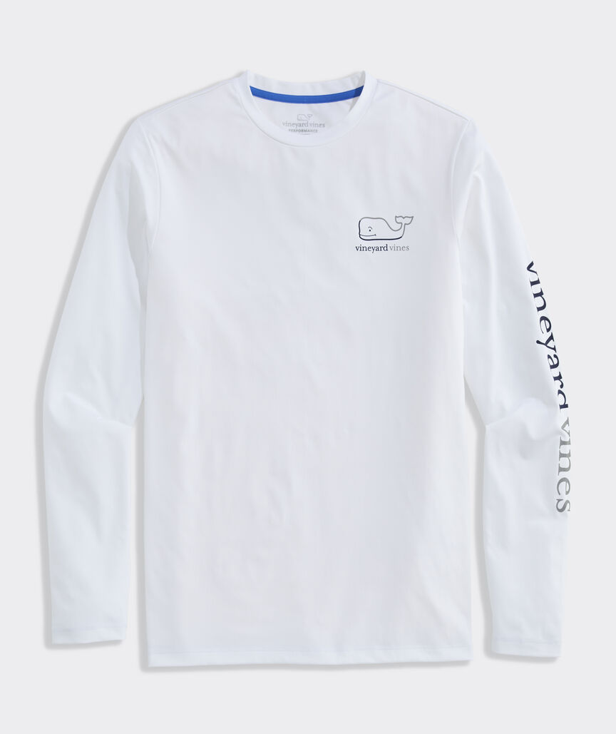 Performance Burgee Whale Long-Sleevee Harbor Tee