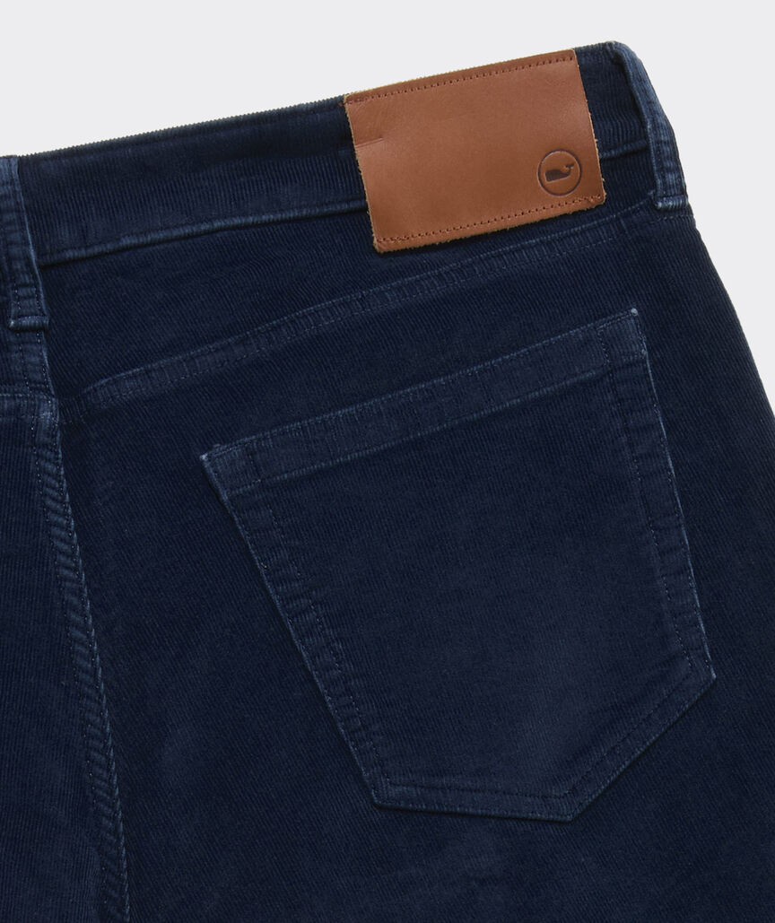 Stretch Terry Cord 5-Pocket Pants