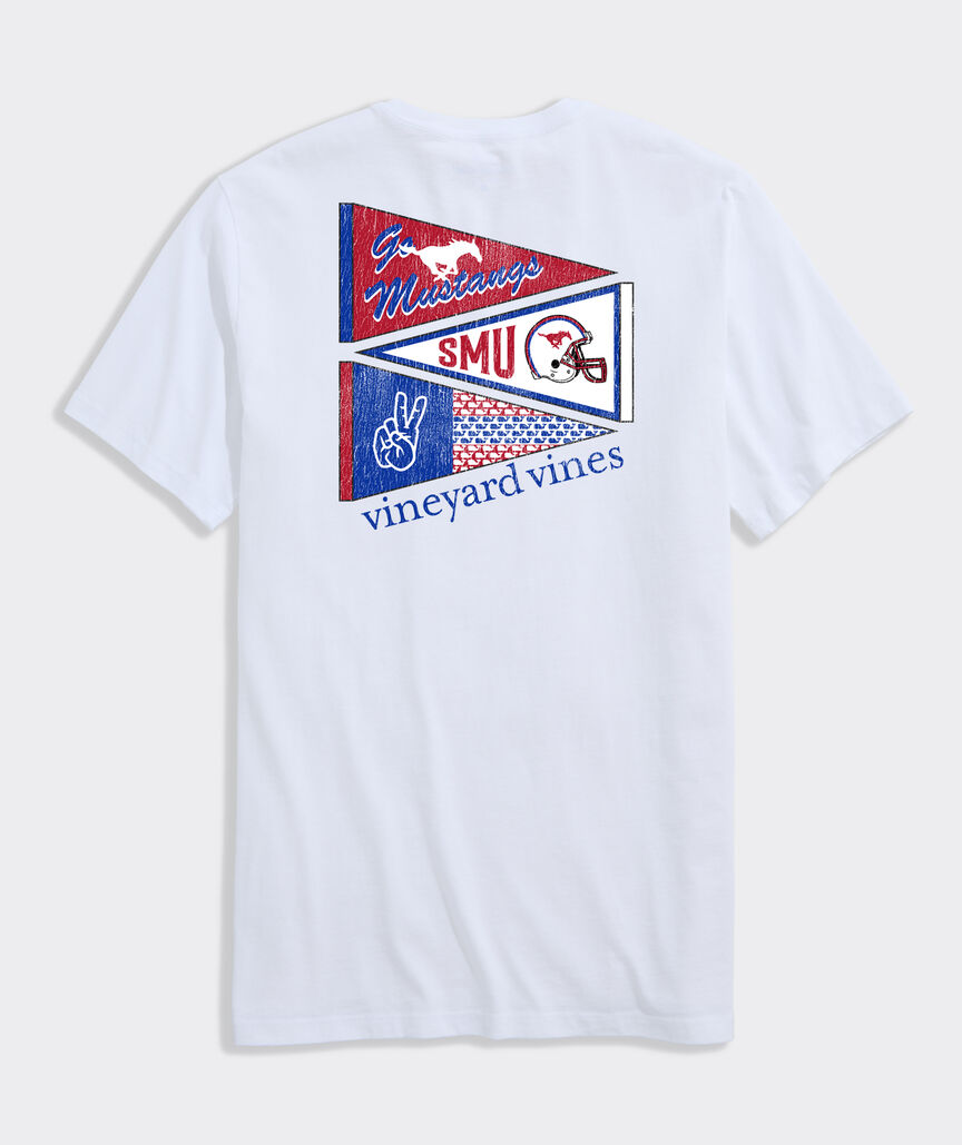 SMU Pennants Short-Sleeve Pocket Tee