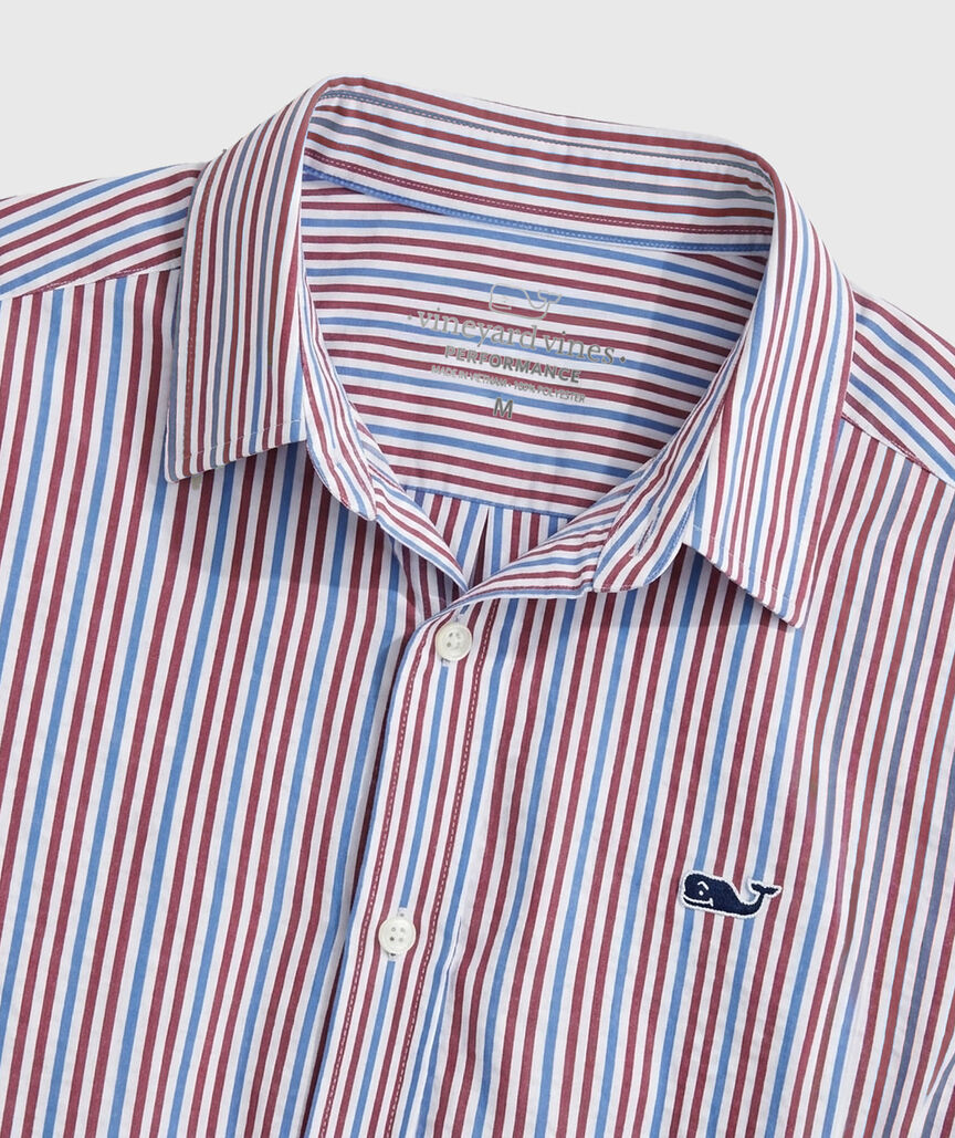 OUTLET Performance Seersucker Short-Sleeve Shirt
