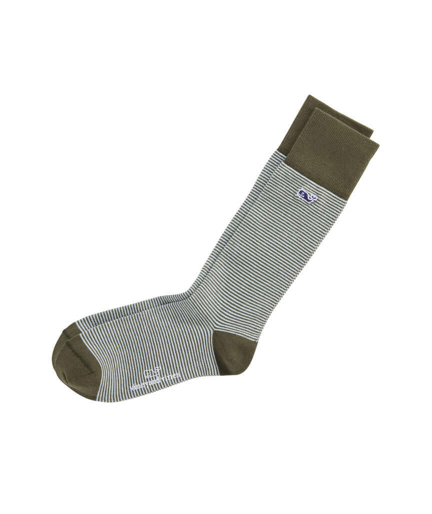 OUTLET Micro Stripe Heritage Dress Socks