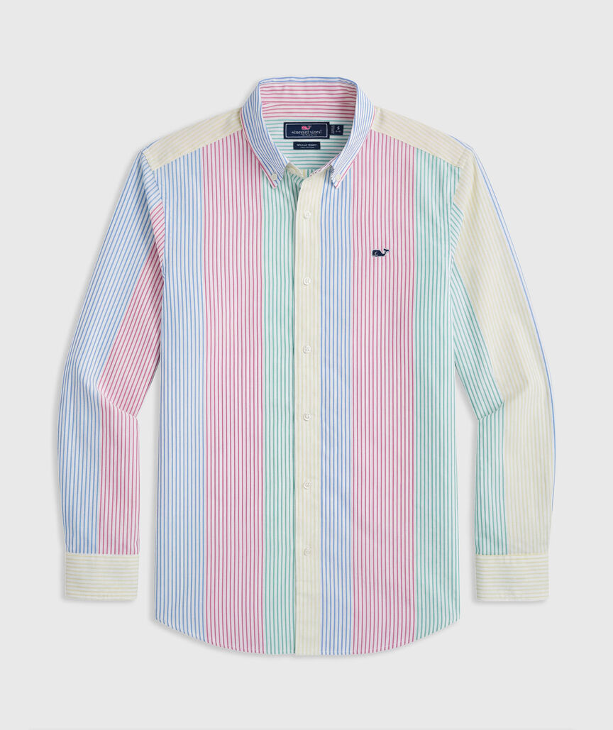 OUTLET Boys' Poplin Party Stripe Shirt