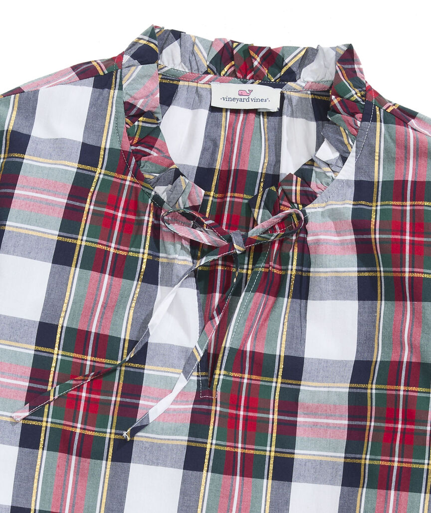 OUTLET Women's Long Sleeve Ruffle Popover