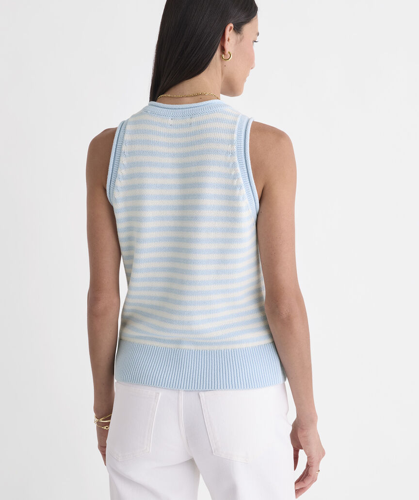 Katie Cotton Rollneck Sweater Tank