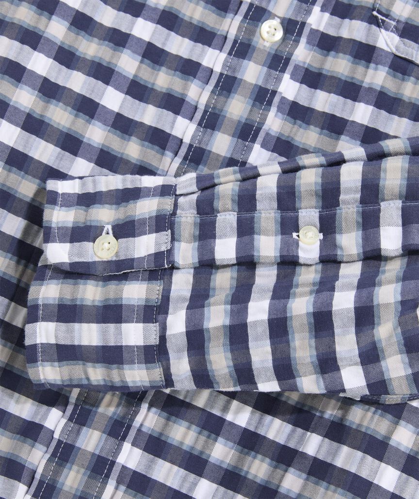 Seersucker Performance Harbor Shirt