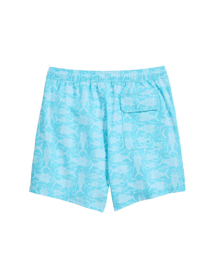 OUTLET 5 Inch Tuna Dotted Batik Chappy Swim Trunks