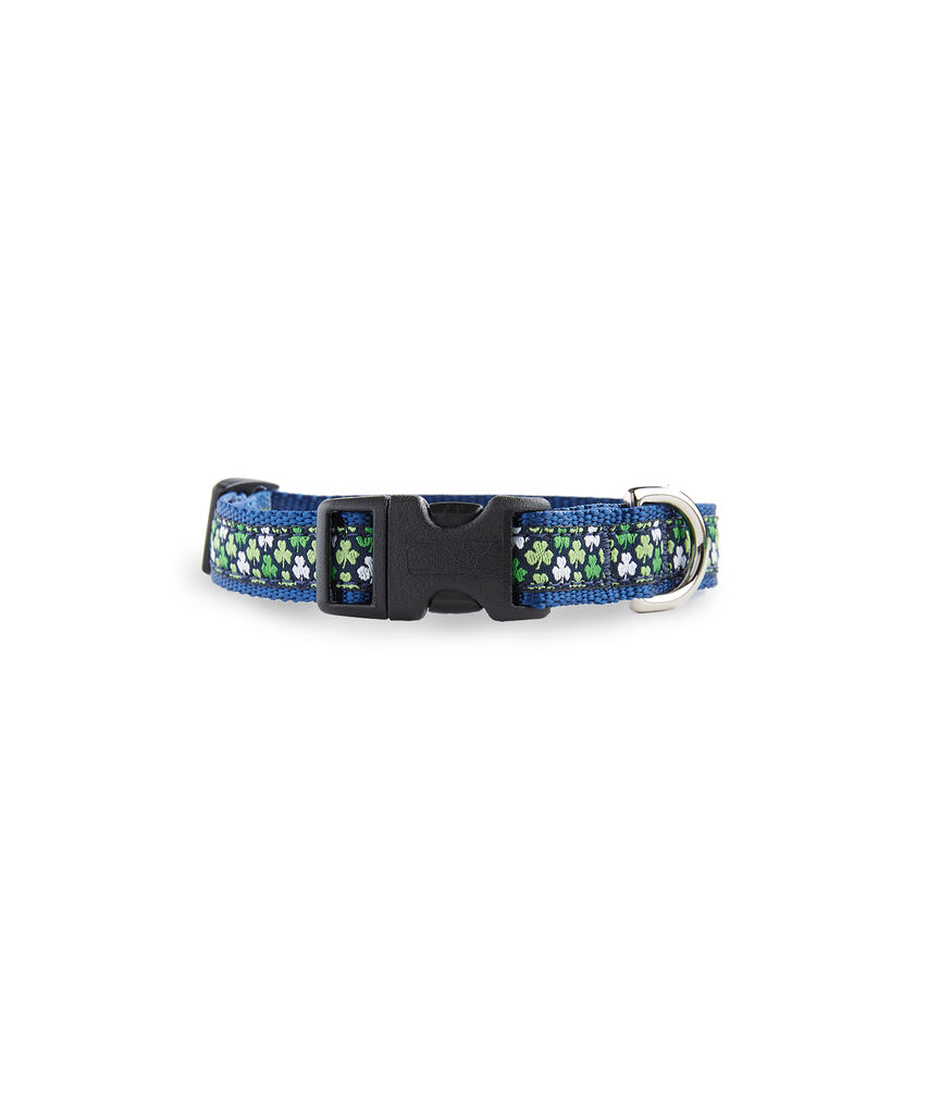 Clover Print Dog Collar