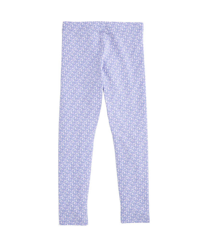OUTLET Girls' Puzzle Whale Leggings