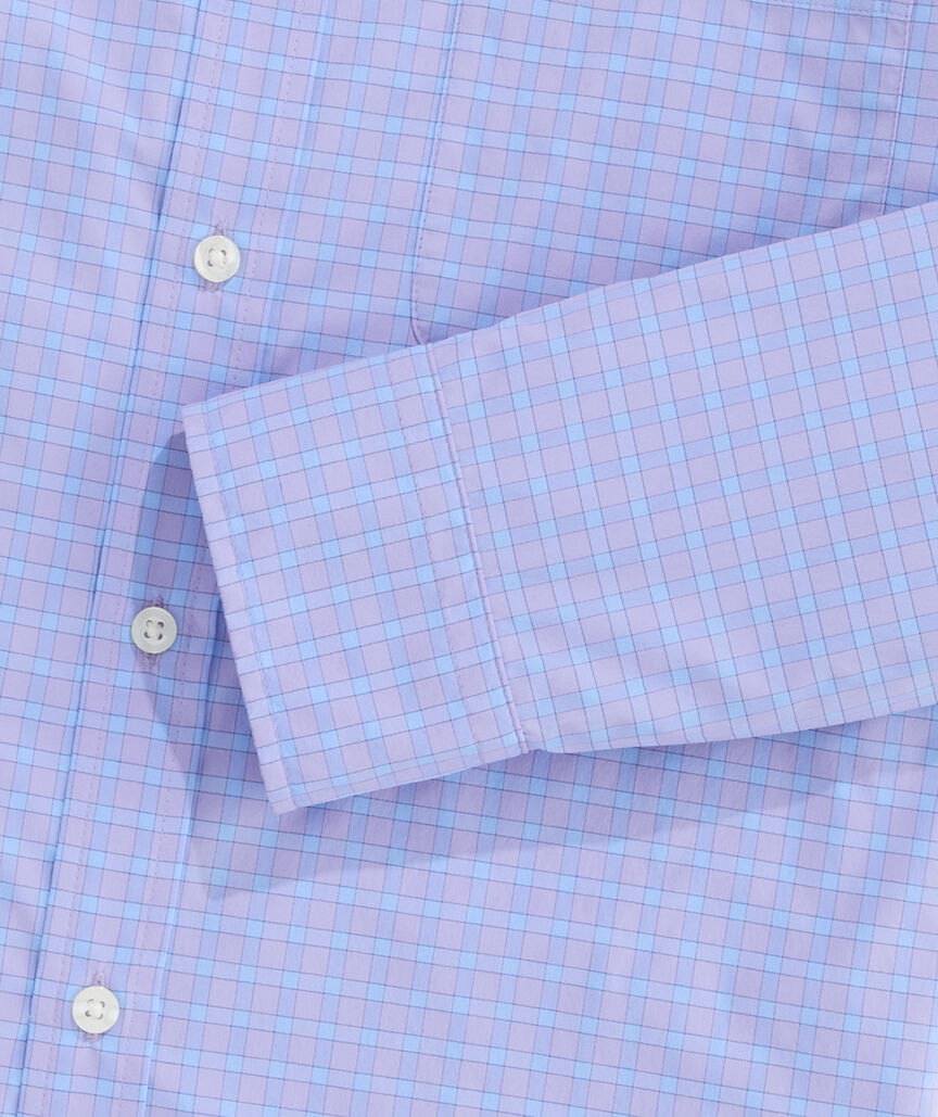 Performance Lemon Shark Gingham Featherweight Shirt