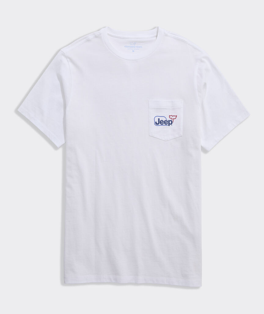 Jeep Collection Whale Short-Sleeve Pocket Tee