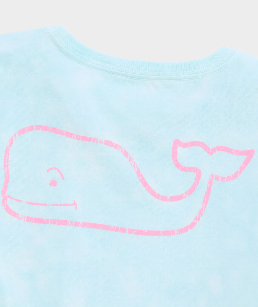 Girls' Surfside Tie-Dye Vintage Whale Short-Sleeve Tee