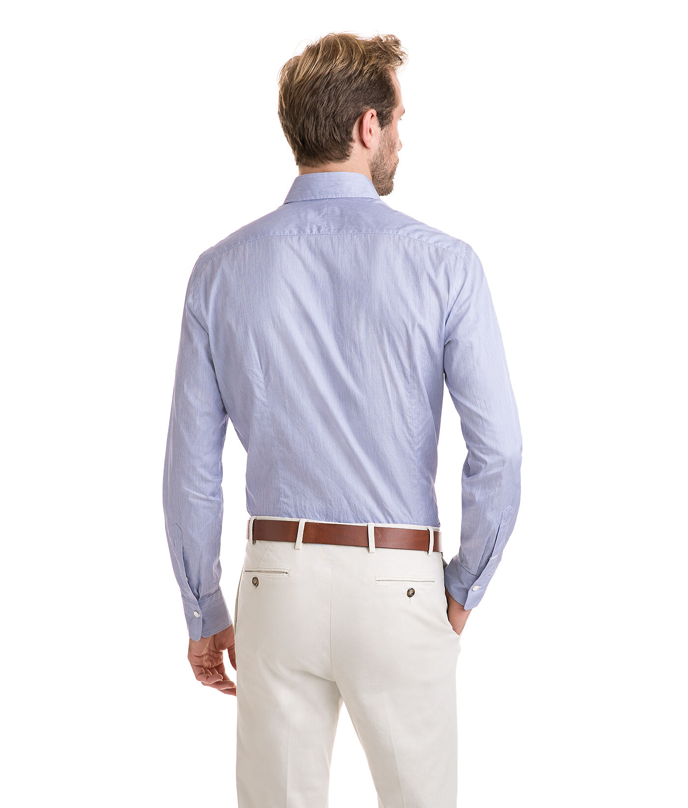 Shop Striped Spread Collar Greenwich Shirt at vineyard vines