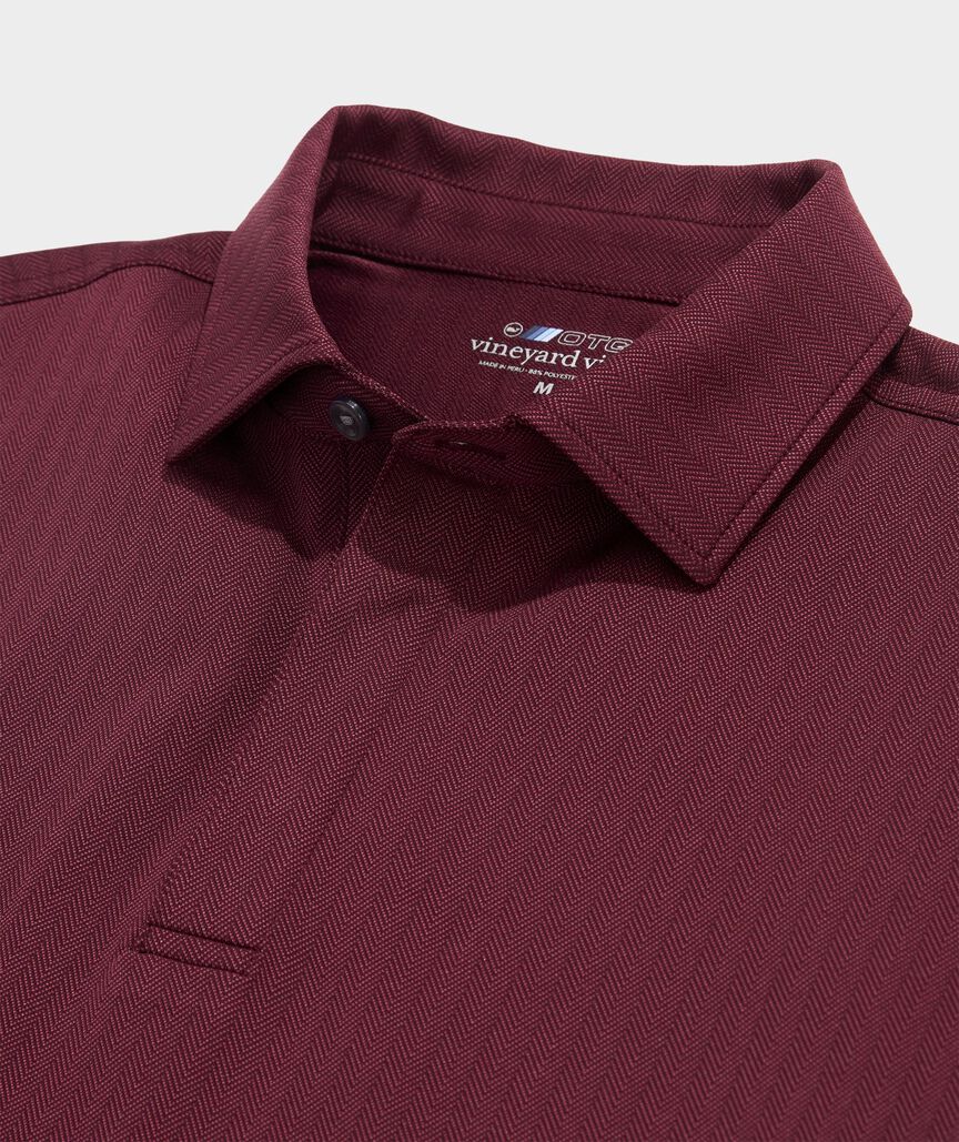 On-The-Go Herringbone Polo