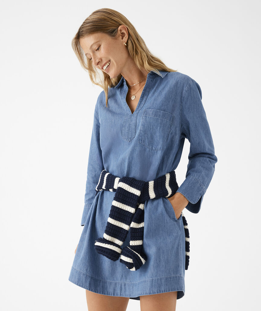 Margo Chambray Shirtdress
