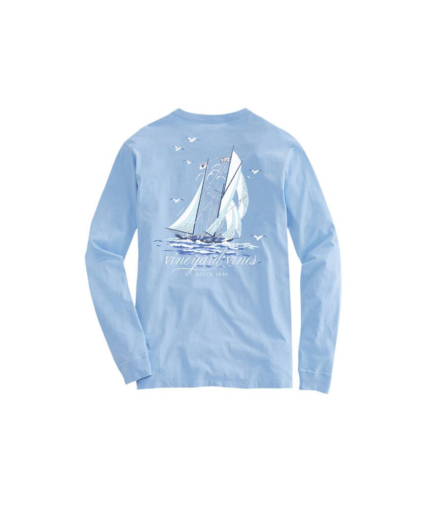 OUTLET Steady Sail Long-Sleeve Pocket Tee