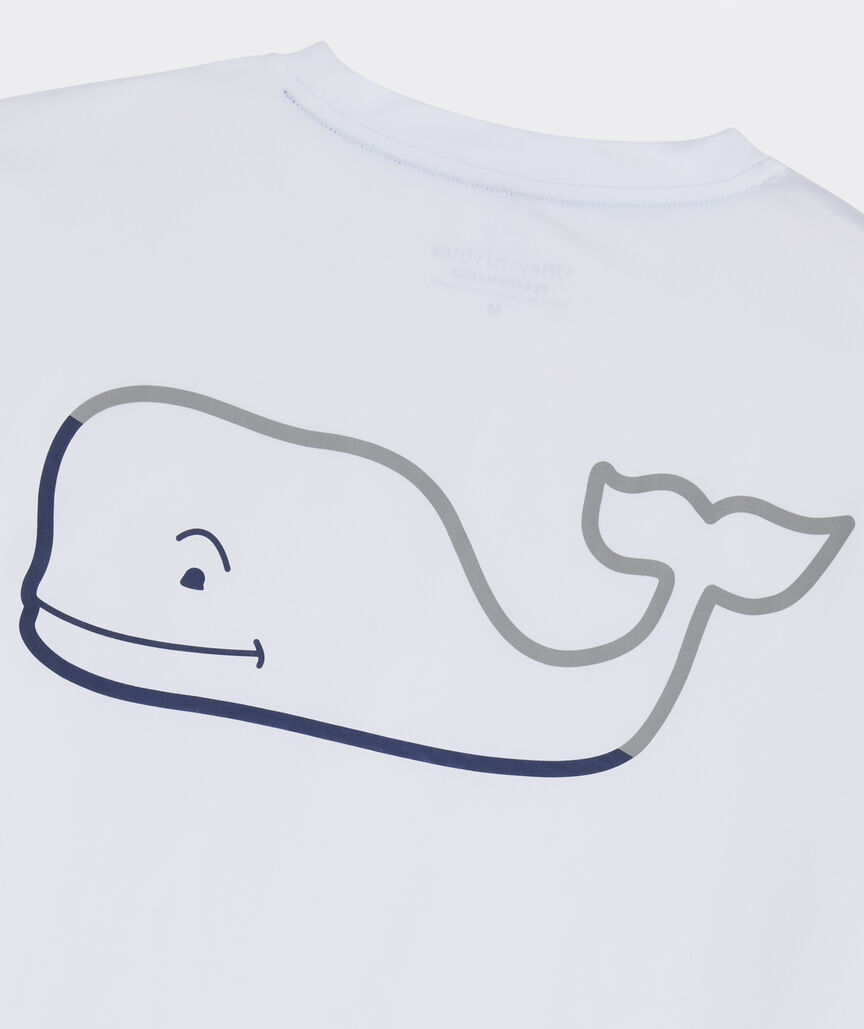 Performance Burgee Whale Short-Sleeve Harbor Tee
