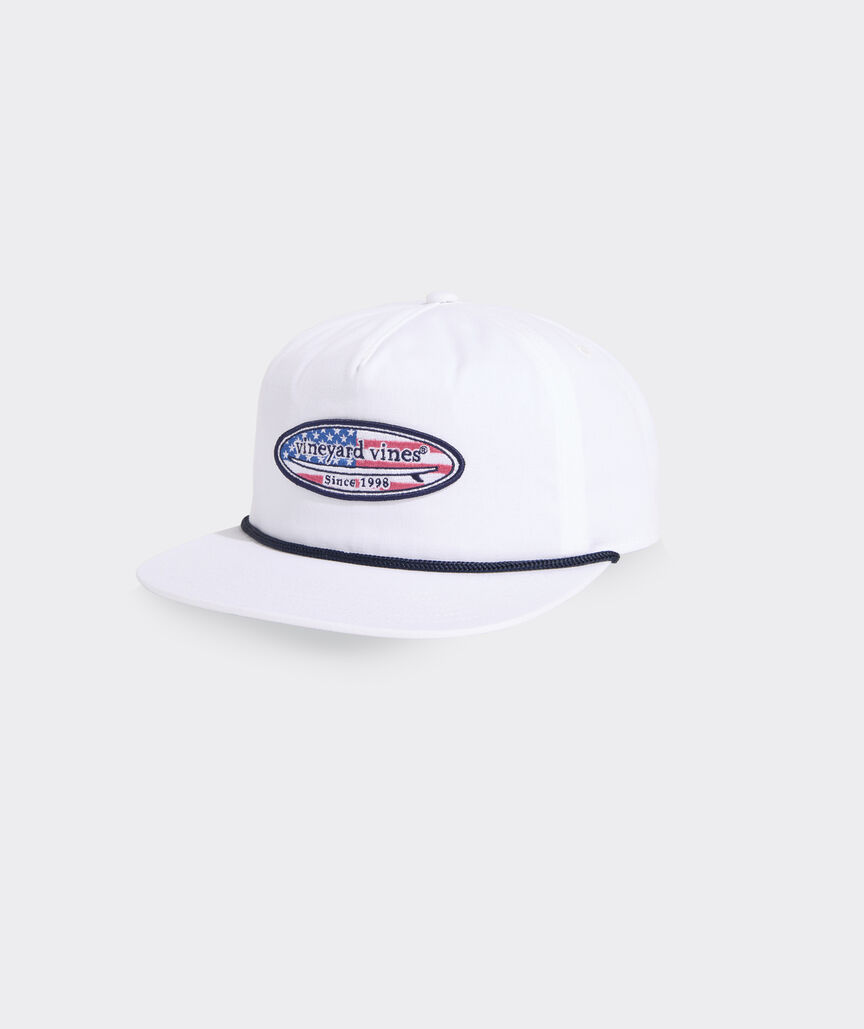 Flag Surf Patch Canvas 5-Panel Hat