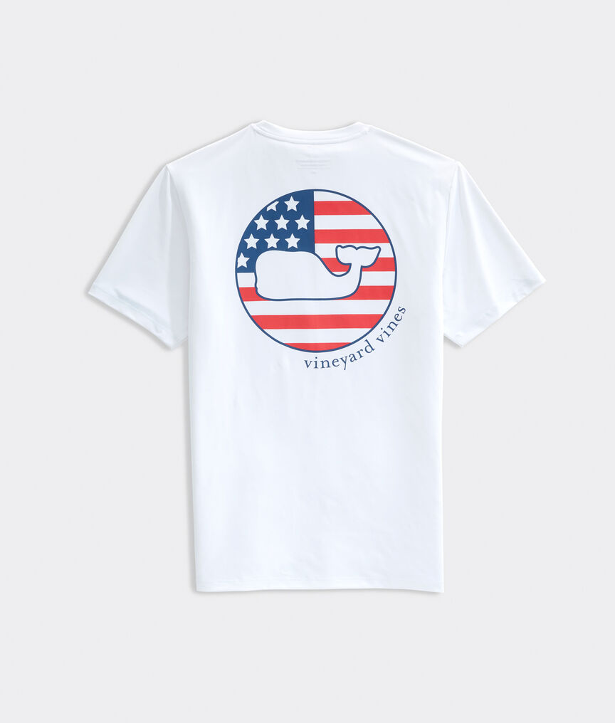 USA Whale Disc Short-Sleeve Harbor Tee