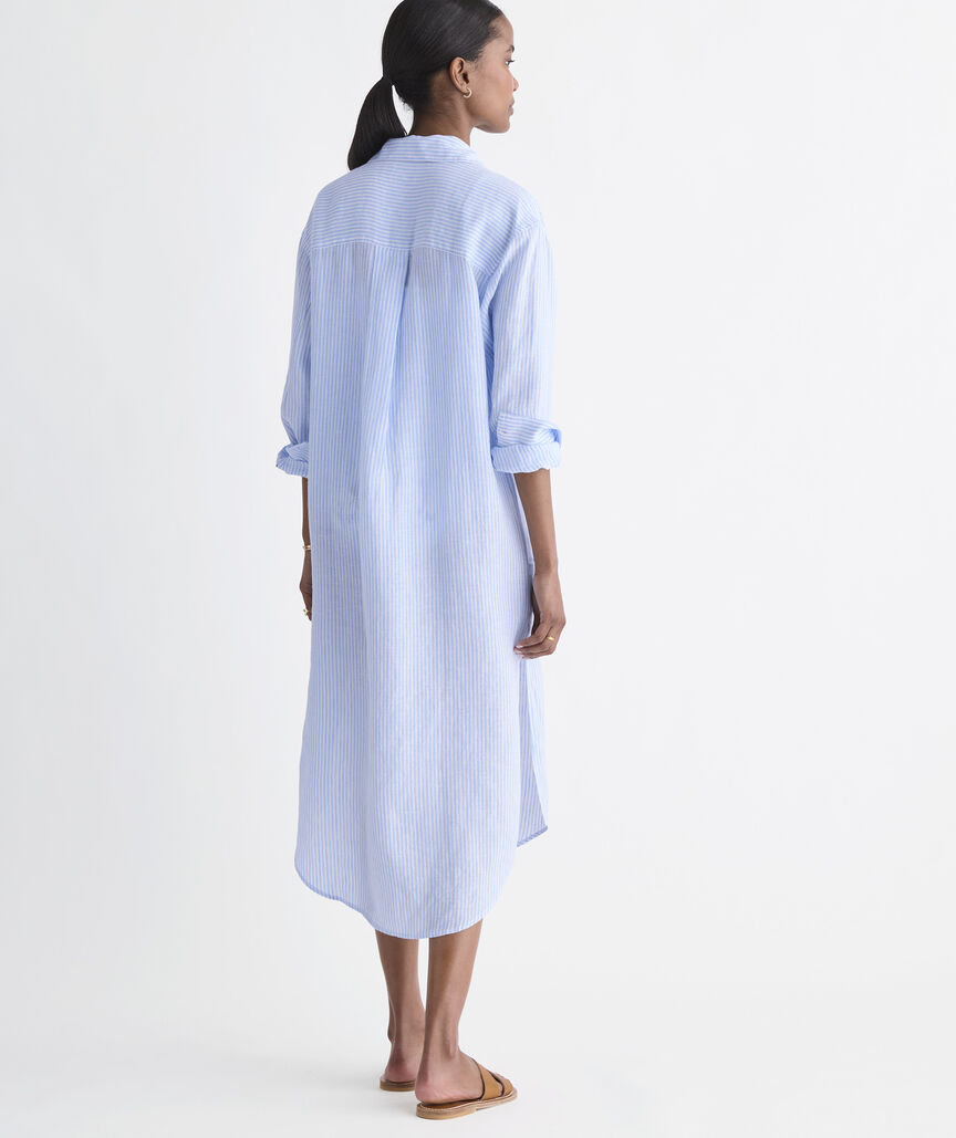 Birdie Linen Midi Cover-Up