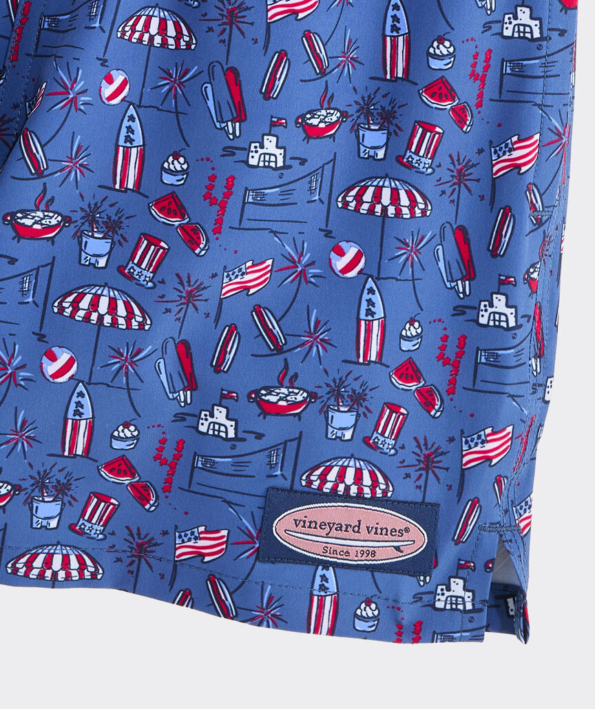 Boys' Short Liner Chappy Swim Trunks