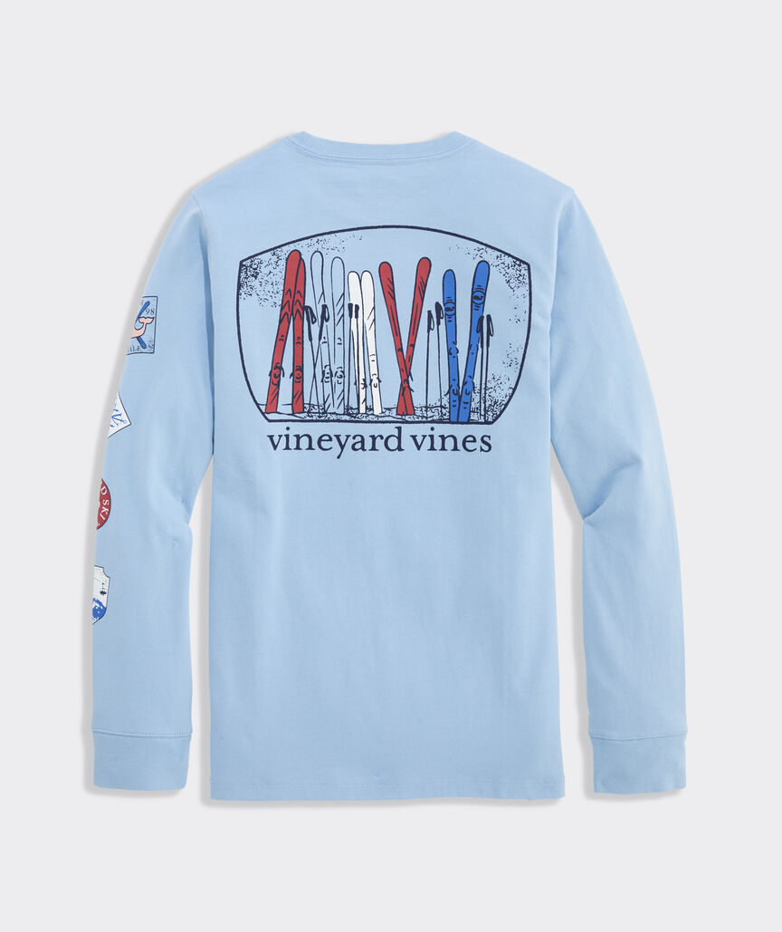 Boys' Whale Ski Team Long-Sleeve Tee