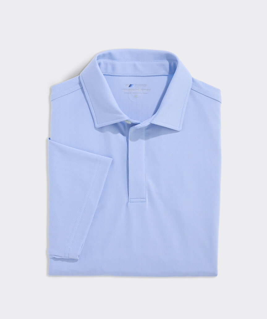 On-The-Go Herringbone Polo