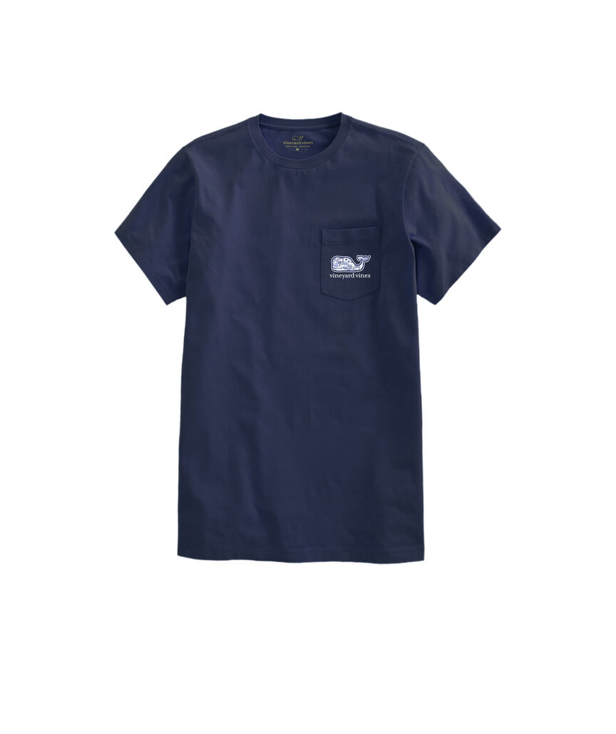 OUTLET Gasparilla Scene Whale Short-Sleeve Pocket Tee