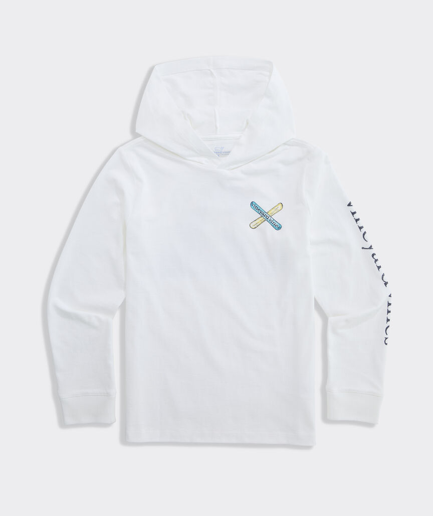 Boys' Snowboarder Logo Hoodie Tee