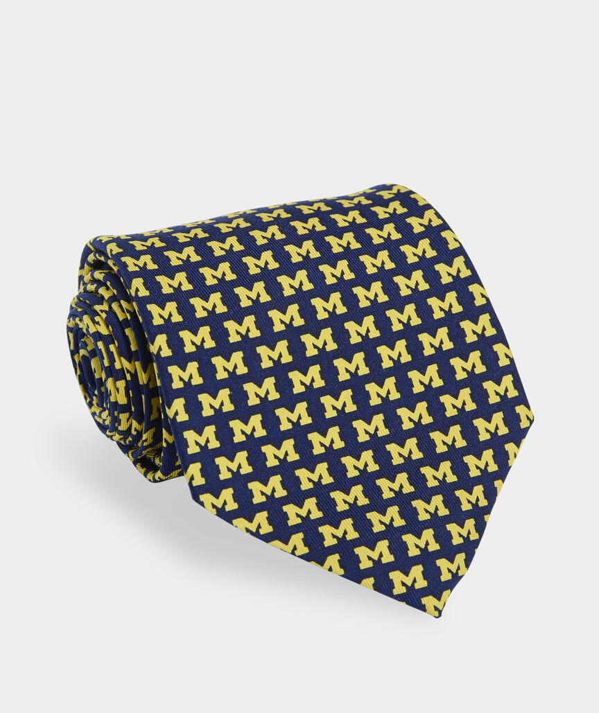 University of Michigan Silk Tie