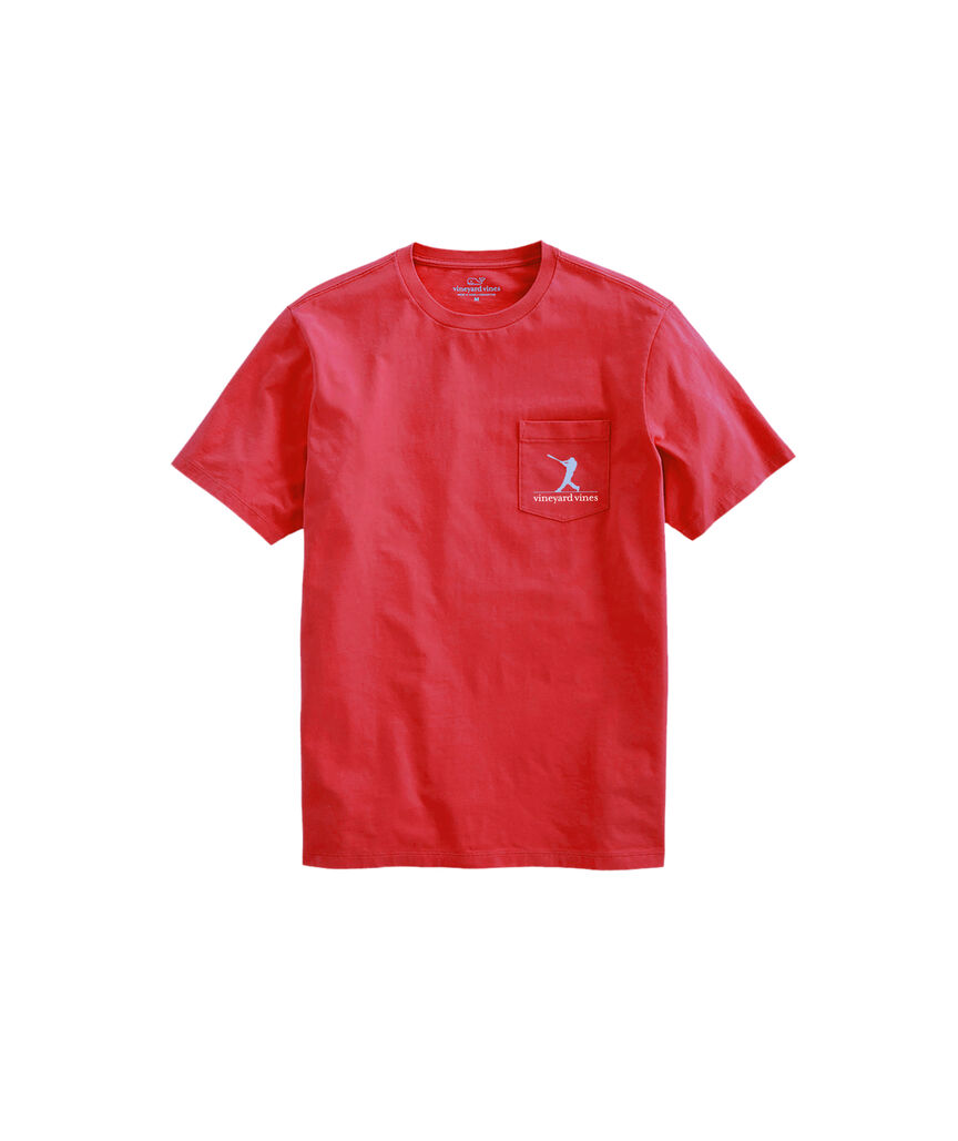 OUTLET Baseball Silhouette Short-Sleeve Pocket Tee