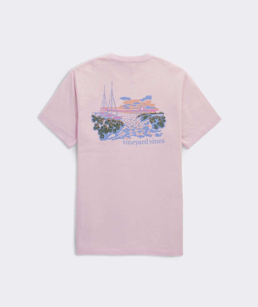 Palm Beach Scenic Short-Sleeve Pocket Tee