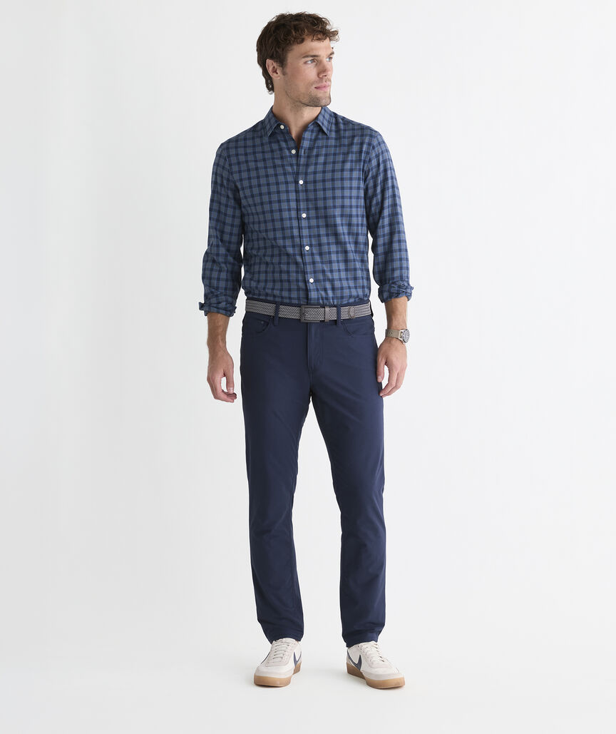 Performance Tech Twill Plaid Shirt