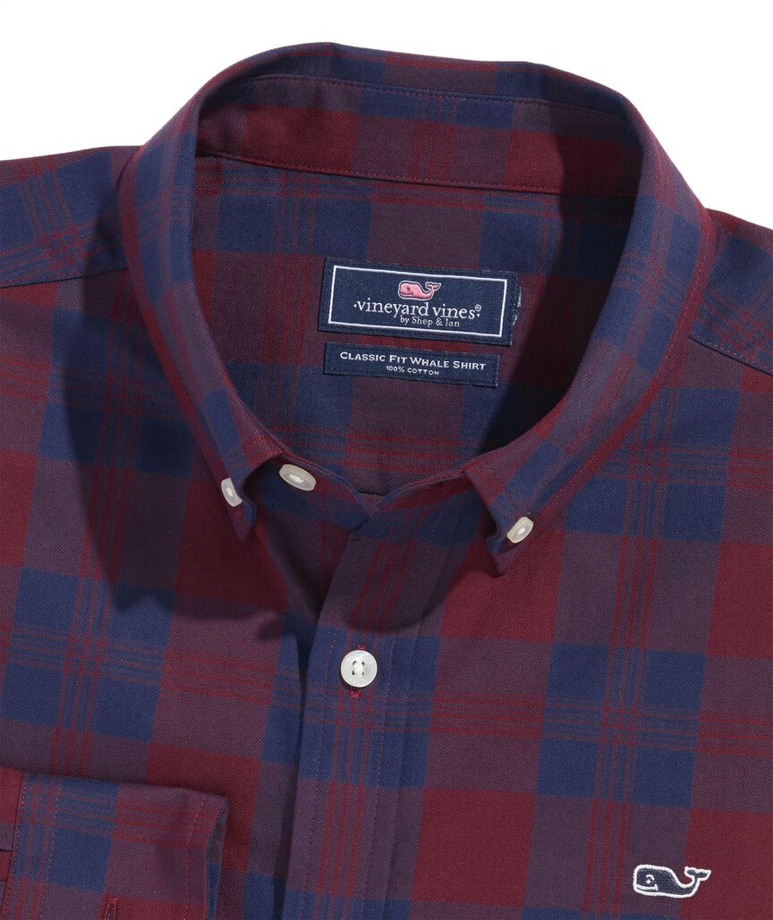 OUTLET Twill Plaid Shirt