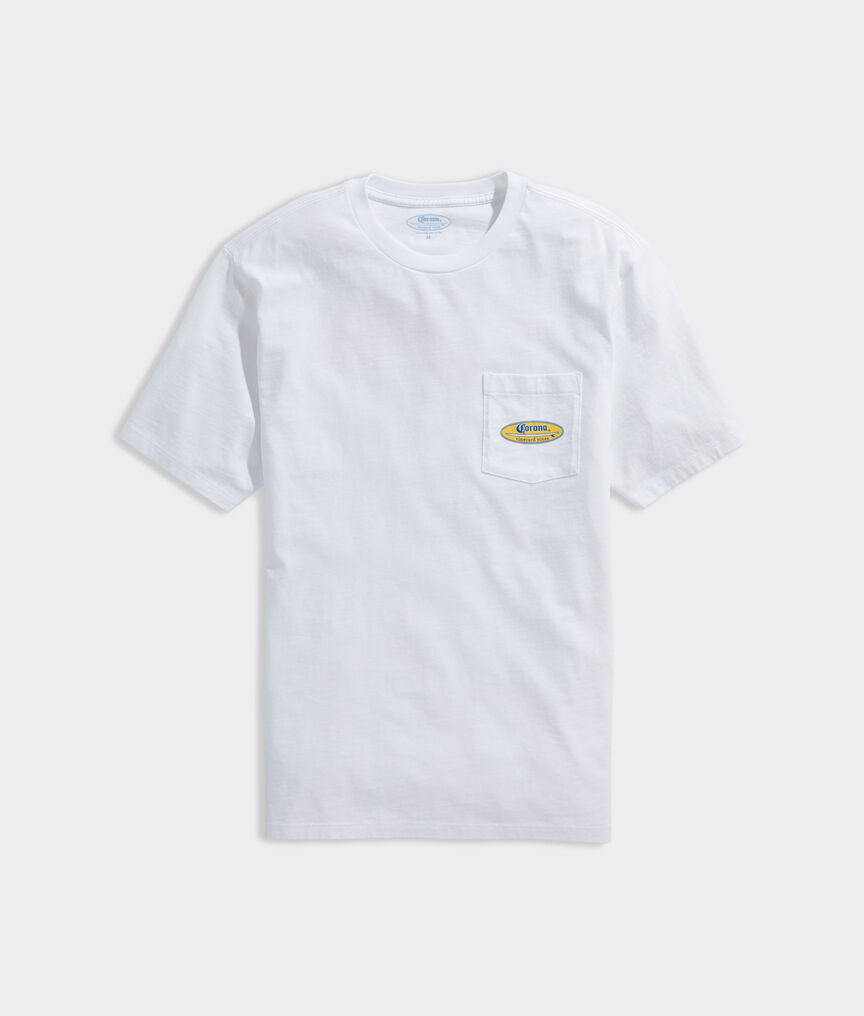 Corona® x vineyard vines Bucket Of Beers Short-Sleeve Pocket Tee