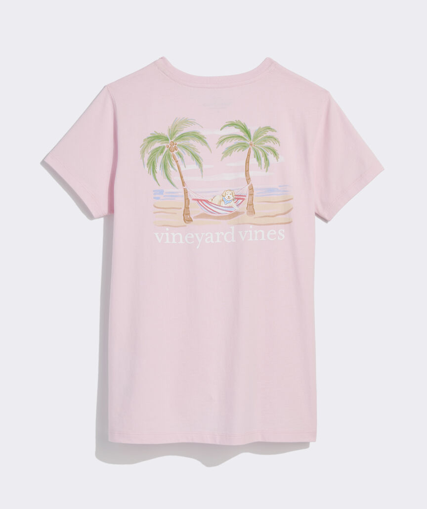 Women's Watercolor Hammock Short-Sleeve Pocket Tee