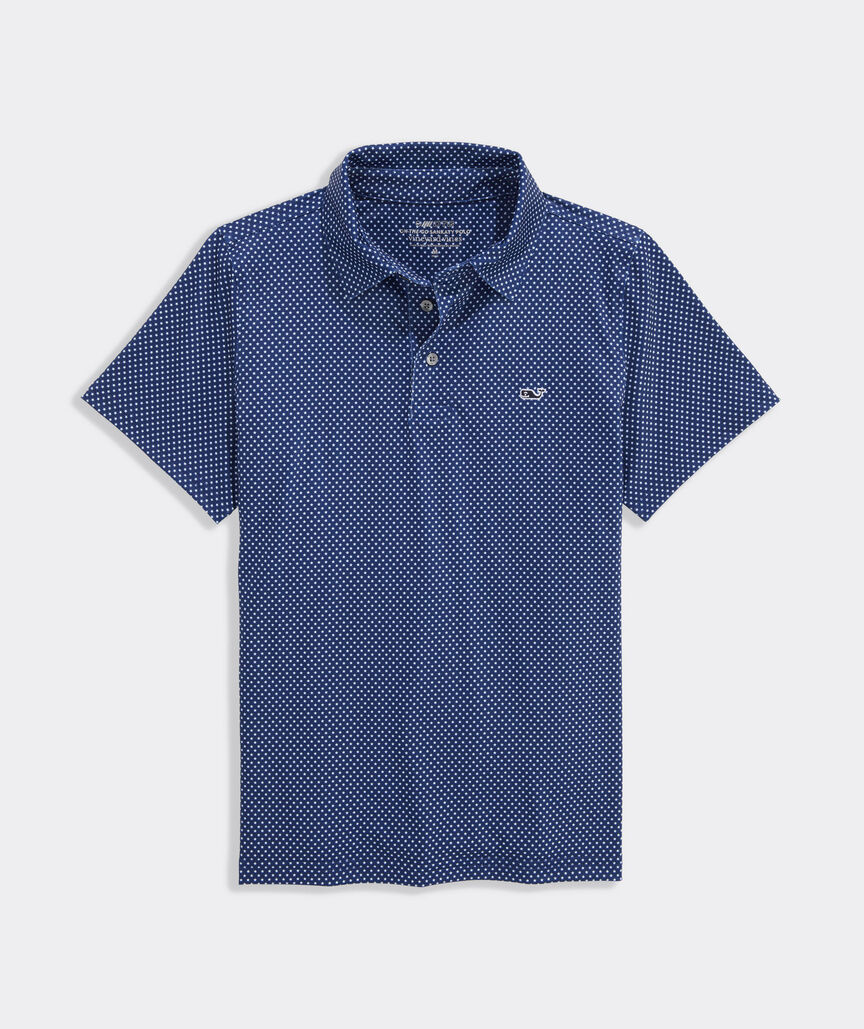 Boys' Performance Printed Sankaty Polo
