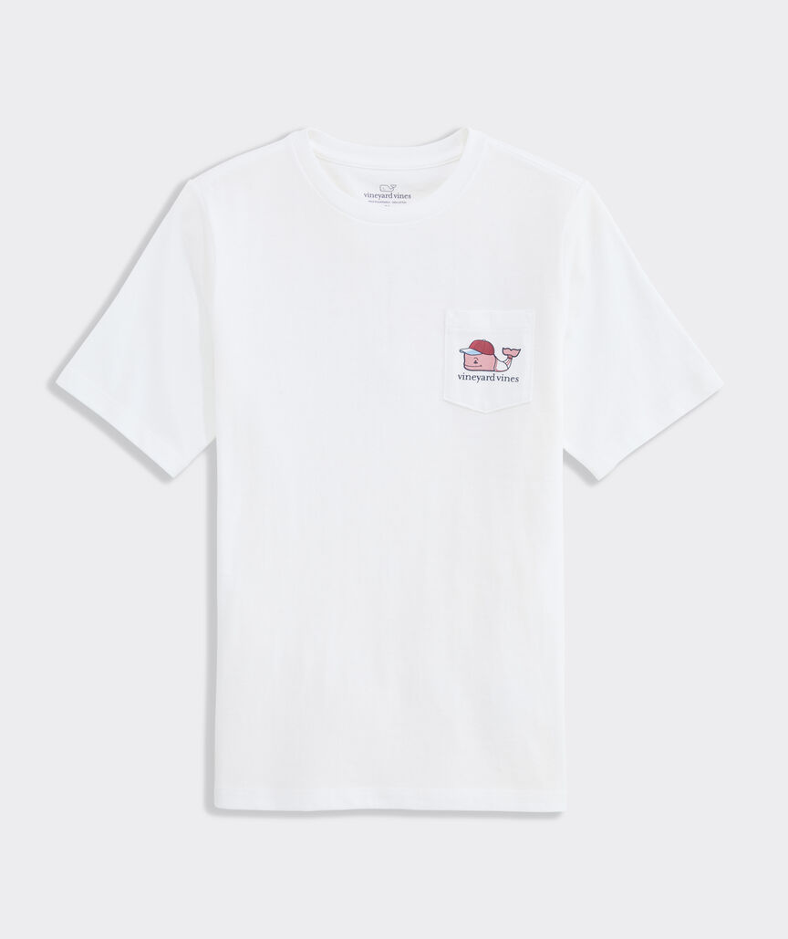 Boys' First Base Whale Short Sleeve Pocket Tee