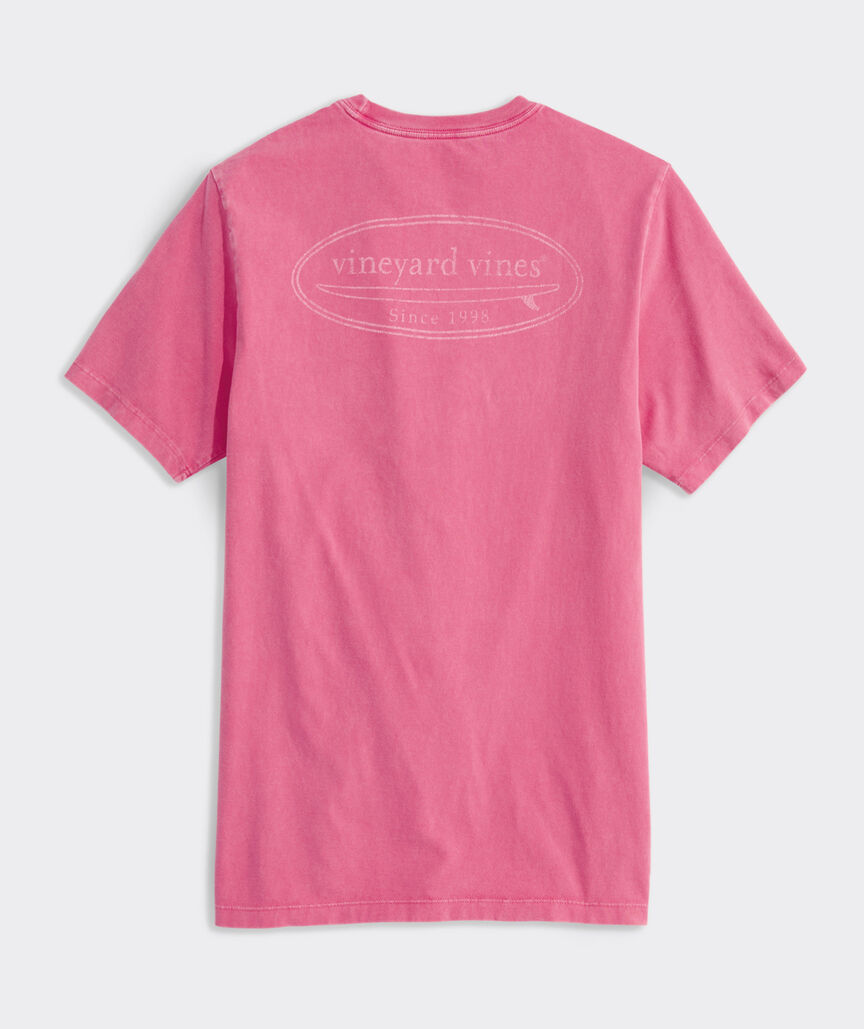 Drift Dye Outlined Surf Logo Short-Sleeve Pocket Tee