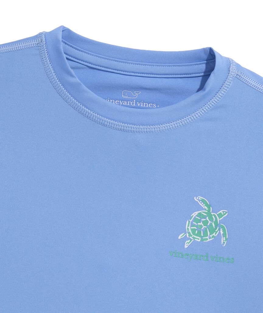 OUTLET Kids' Long-Sleeve Hope Scenic Turtle Rashguard