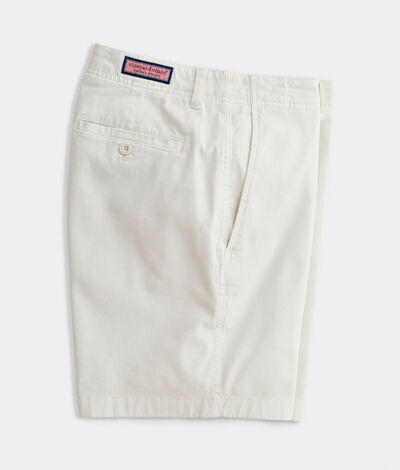 Vineyard Vines 7 Inch Island Shorts (Grey) (Size: 40) (99% Cotton 1% Spandex)