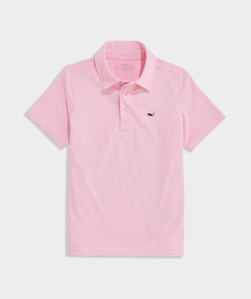 Boys' Performance St. Jean Stripe Sankaty Polo
