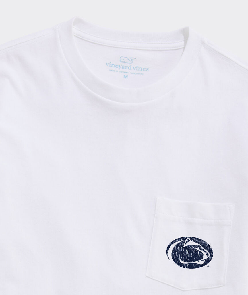 Penn State University Stadium View Long-Sleeve Pocket Tee