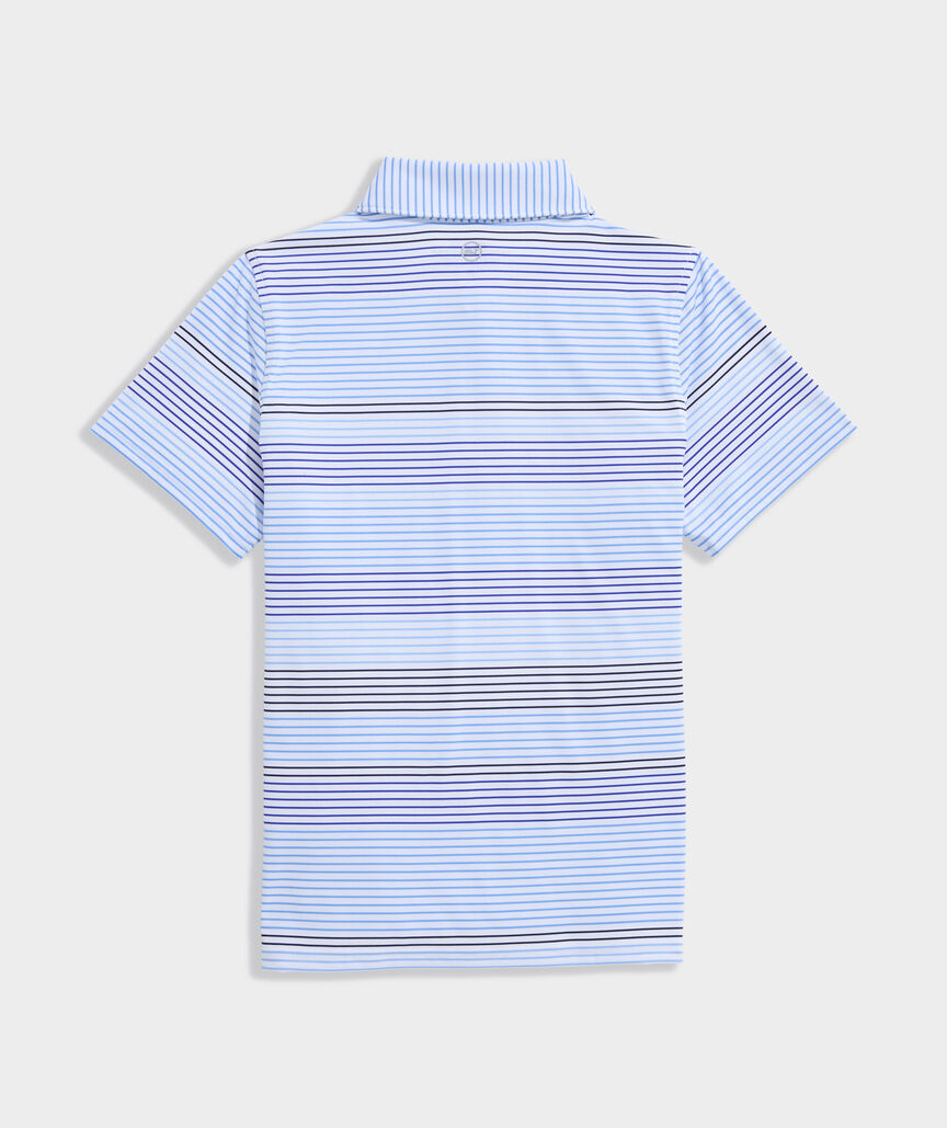 Boys' Performance Harborview Stripe Sankaty Polo