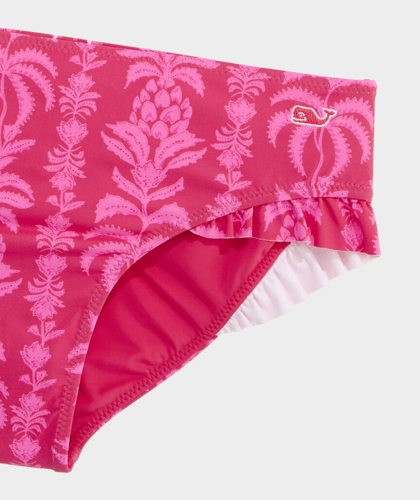 Girls' Ruffle High-Neck Bikini