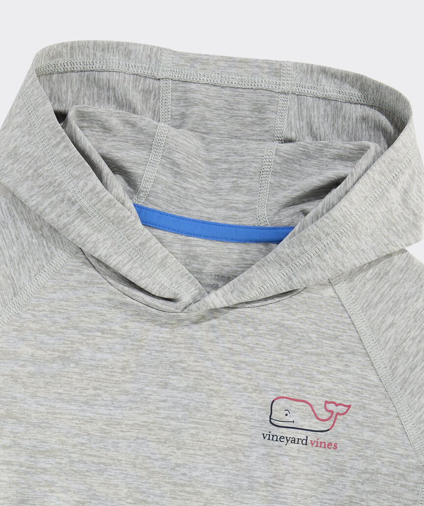 Boys' Burgee Whale Long-Sleeve Harbor Hoodie Sun Tee