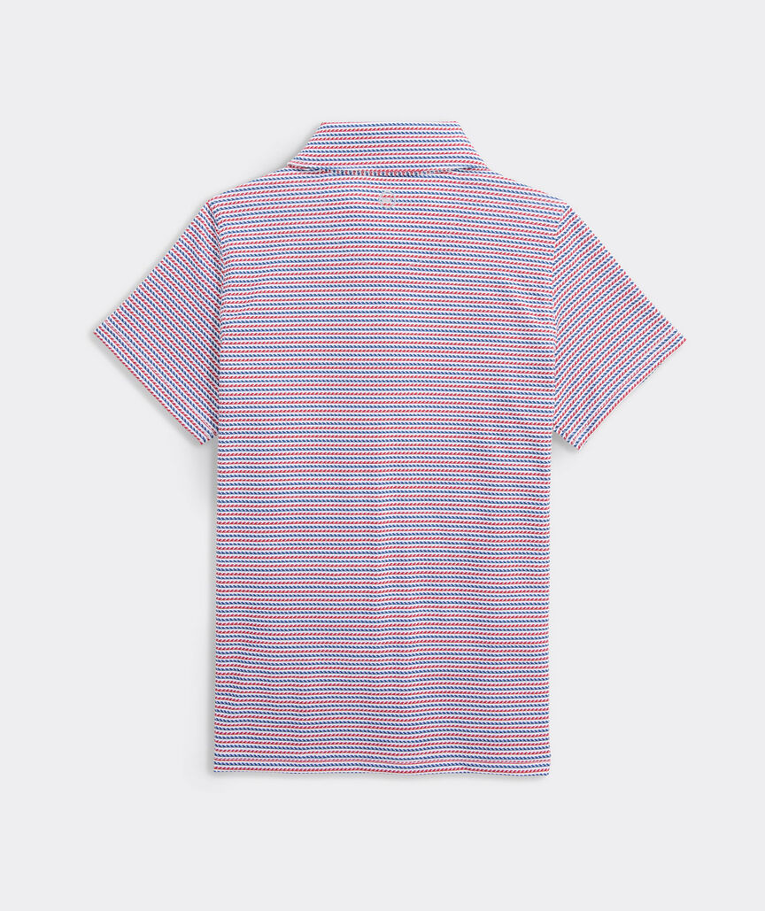 Boys' Performance Printed Sankaty Polo