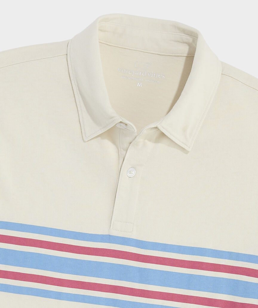 Chest Stripe Surf Polo