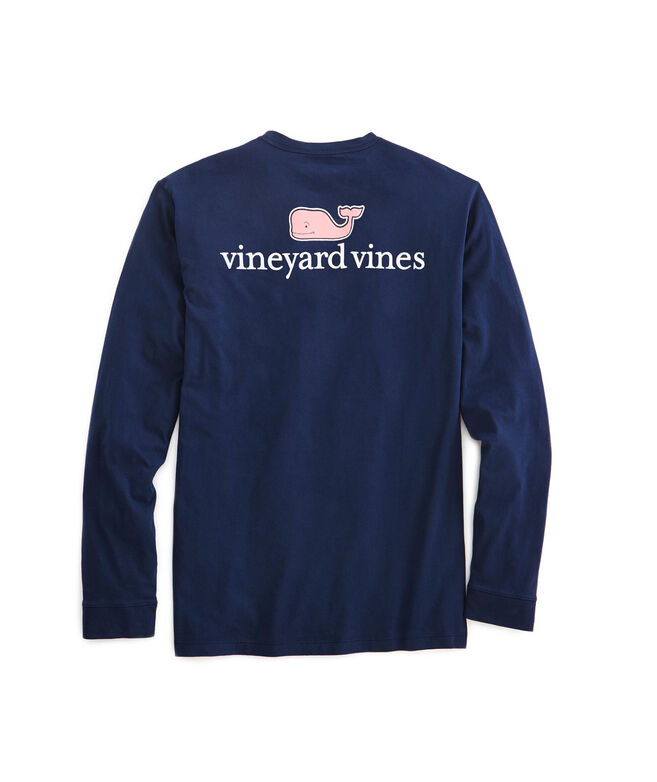 Mens T-Shirts: Long-Sleeve vineyard vines Logo Graphic T-Shirt
